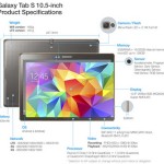 Galaxy Tab S 10.5 Spec