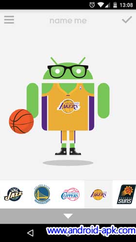 Androidify NBA Lakers