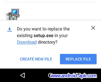 Chrome Beta Replace Download file