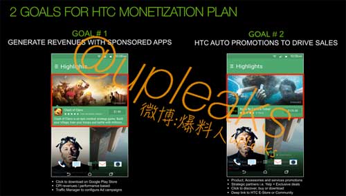 HTC BlinkFeed Ads