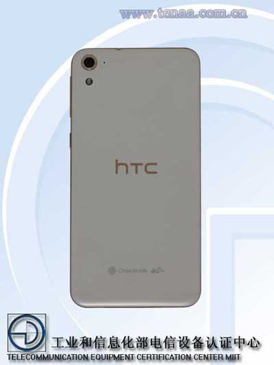 HTC E9st back view
