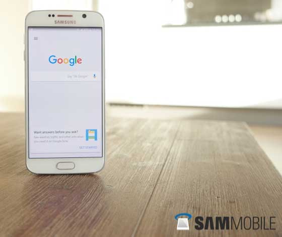 Galaxy S6 Android 6.0 Marshmallow Now on Tap