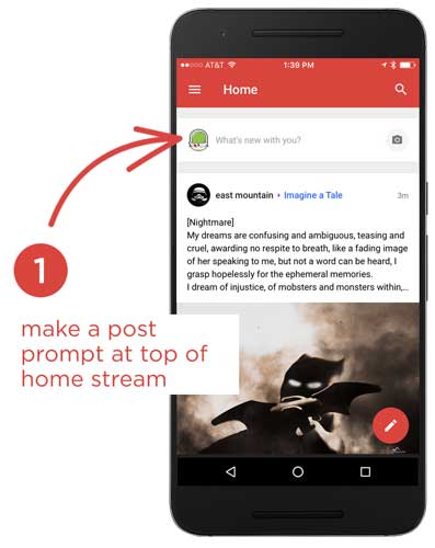 Google+ 8.0.0 Home Stream