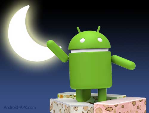 Android Nougat Nigat Mode