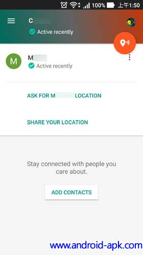 Trusted Contacts App
