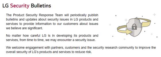 LG Security Bulletin
