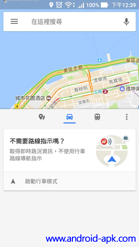 Google Maps 驾驶