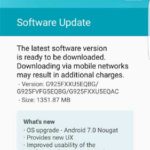 Galaxy S6 Android 7.0 Nougat