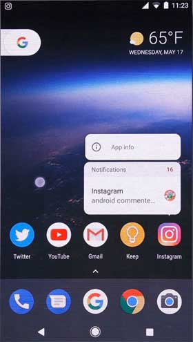 Android O Notification Dot