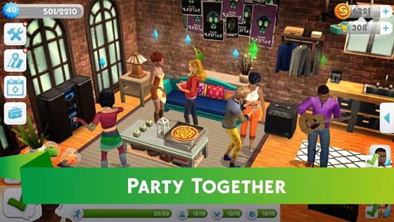 The Sims Mobile Party