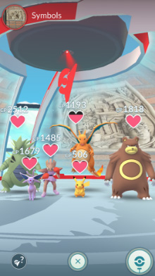 Pokemon Go Gym feed