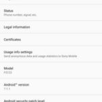 Xperia X Android 7.1.1