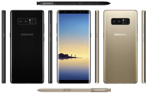 Note 8 Black Gold