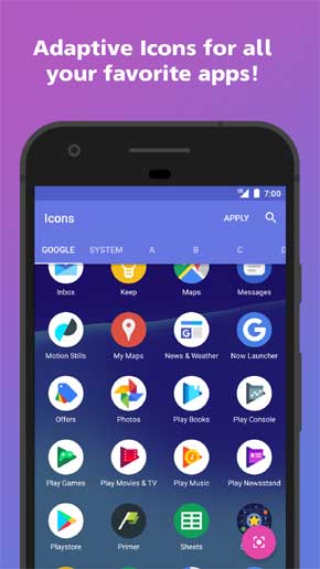 Action Launcher Adaptive Icons