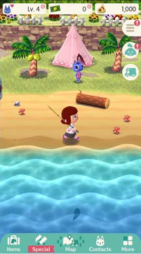 Animal Crossing: Pocket Camp Fishing