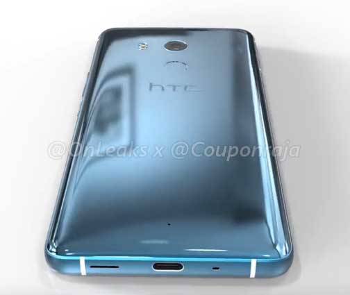 HTC U11 Plus Back View