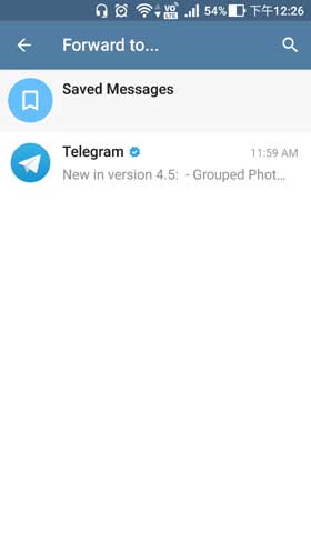 Telegram Forward Message