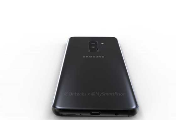 Samsung Galaxy S9+ Render Back