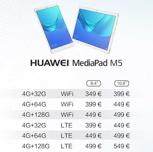 Huawei MediaPad M5 Price