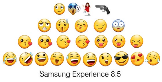 Samsung Experience 8.5 Emoji
