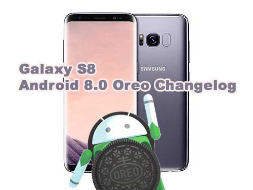 Galaxy S8 Android 8.0 Oreo 