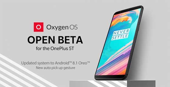 OnePlus 5T Open Beta