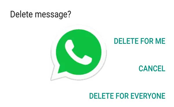 Whatapp delete message