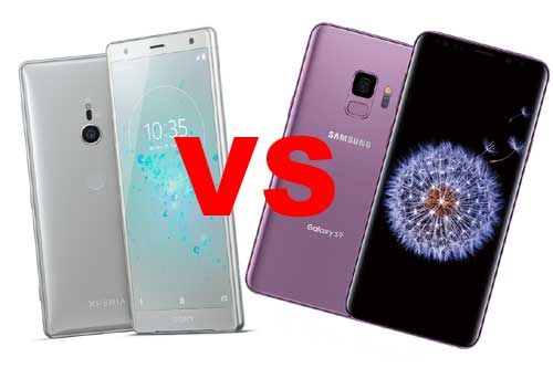 Sony Xperia XZ2 vs Samsung Galaxy S9