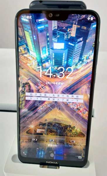 Nokia X Front View