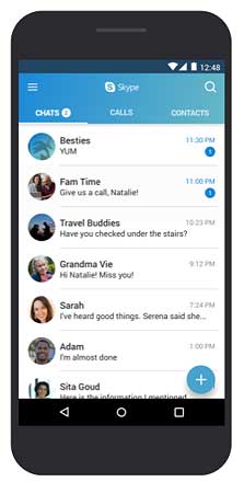 Skype for Android v8.20 