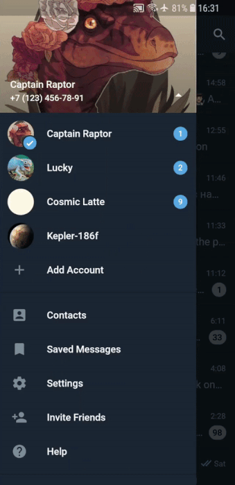 Telegram X Multi Account