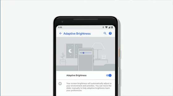 Android P Adaptive Brightness