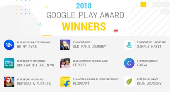 2018 Google Play Awards 