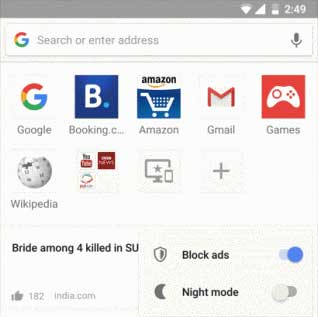 Opera Night Mode