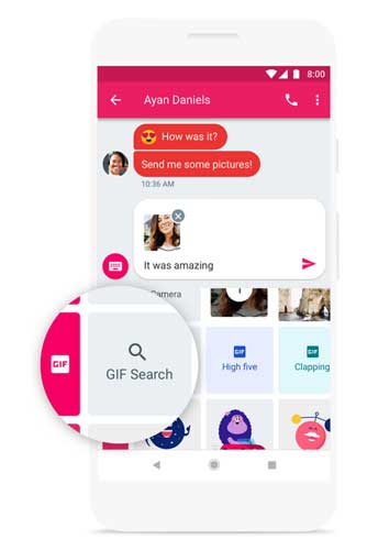 Android Messages App GIF