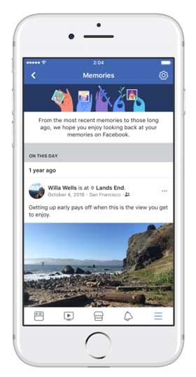 Facebook  Memories 