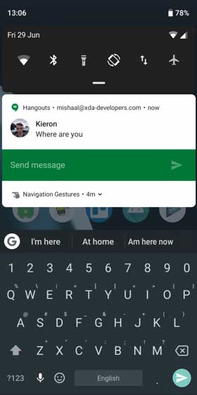 Gboard Smart Replies