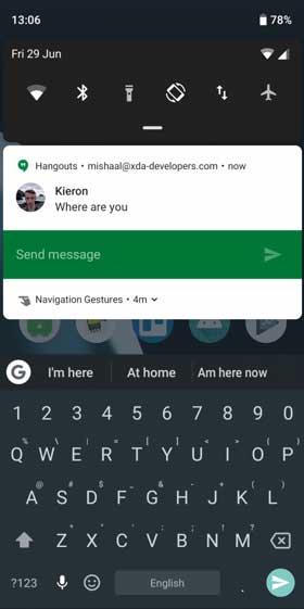 Gboard Smart Replies