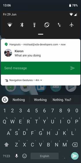 Gboard Smart Replies