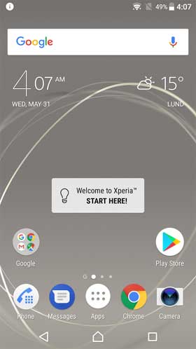 Sony Xperia Home Launcher