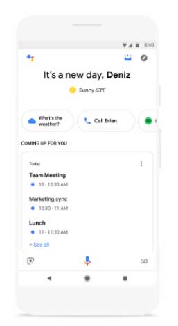 Google Assistant Visual Snapshot