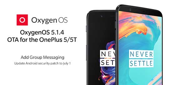 OnePlus 5/5T 更新 OxygenOS 5.1.4