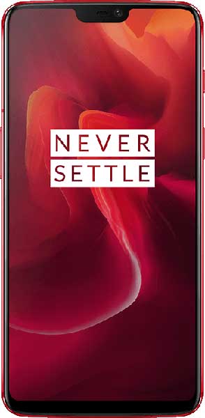 OnePlus 6 红色 正面