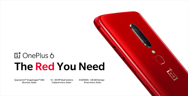 OnePlus 6 紅色