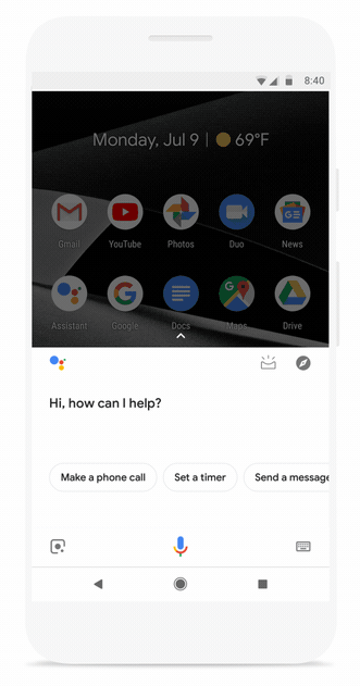 Google Assistant Visual Snapshot
