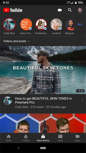 Youtube Dark Theme