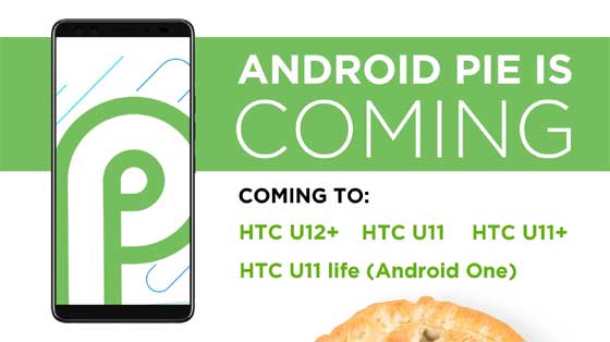 HTC  Android 9 Pie