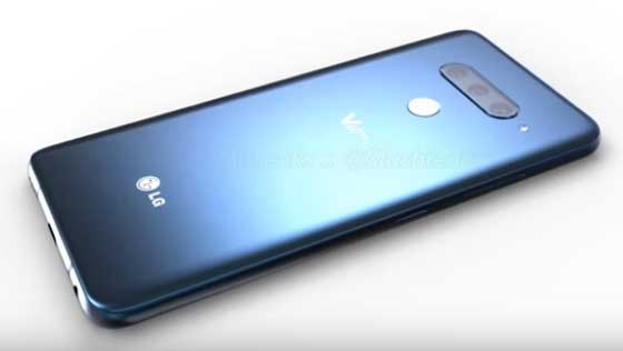 LG V40 Back View