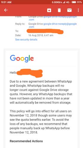 Whatsapp Backup Google Drive