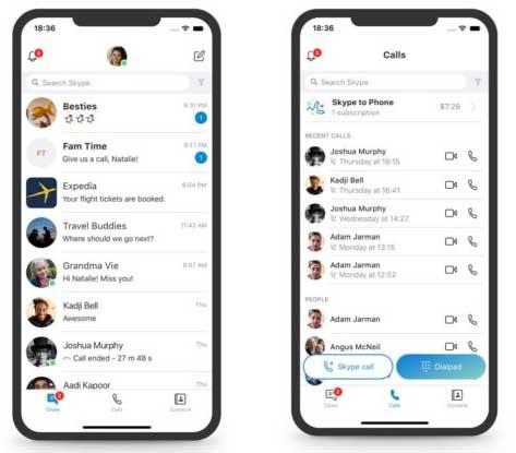 Skype New UI